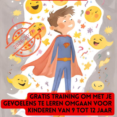 Gratis Training -  Je Gevoelens de Baas (voor kinderen van 9 tot 12 jaar)