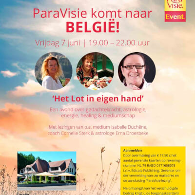 Lezing Het lot in eigen Hand. Georganiseerd door Paravisie magazine Lezing Het lot in eigen Hand. Georganiseerd door Paravisie magazine
